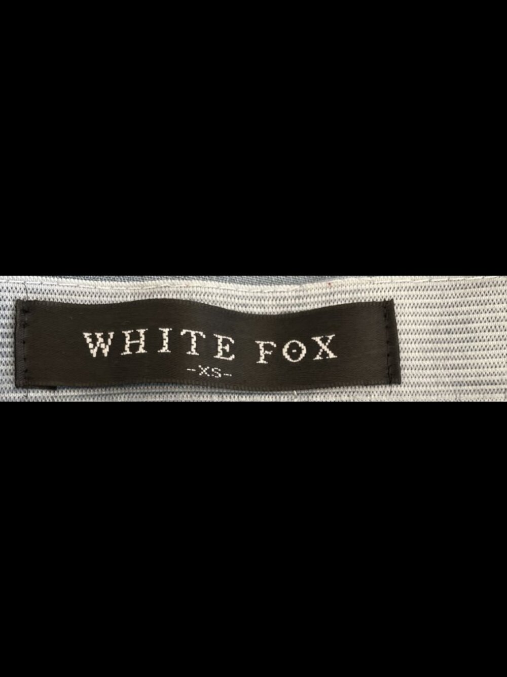 White Fox Blue Tie-Back Mini Dress with Adjustable Straps XS - Picture 7 of 8